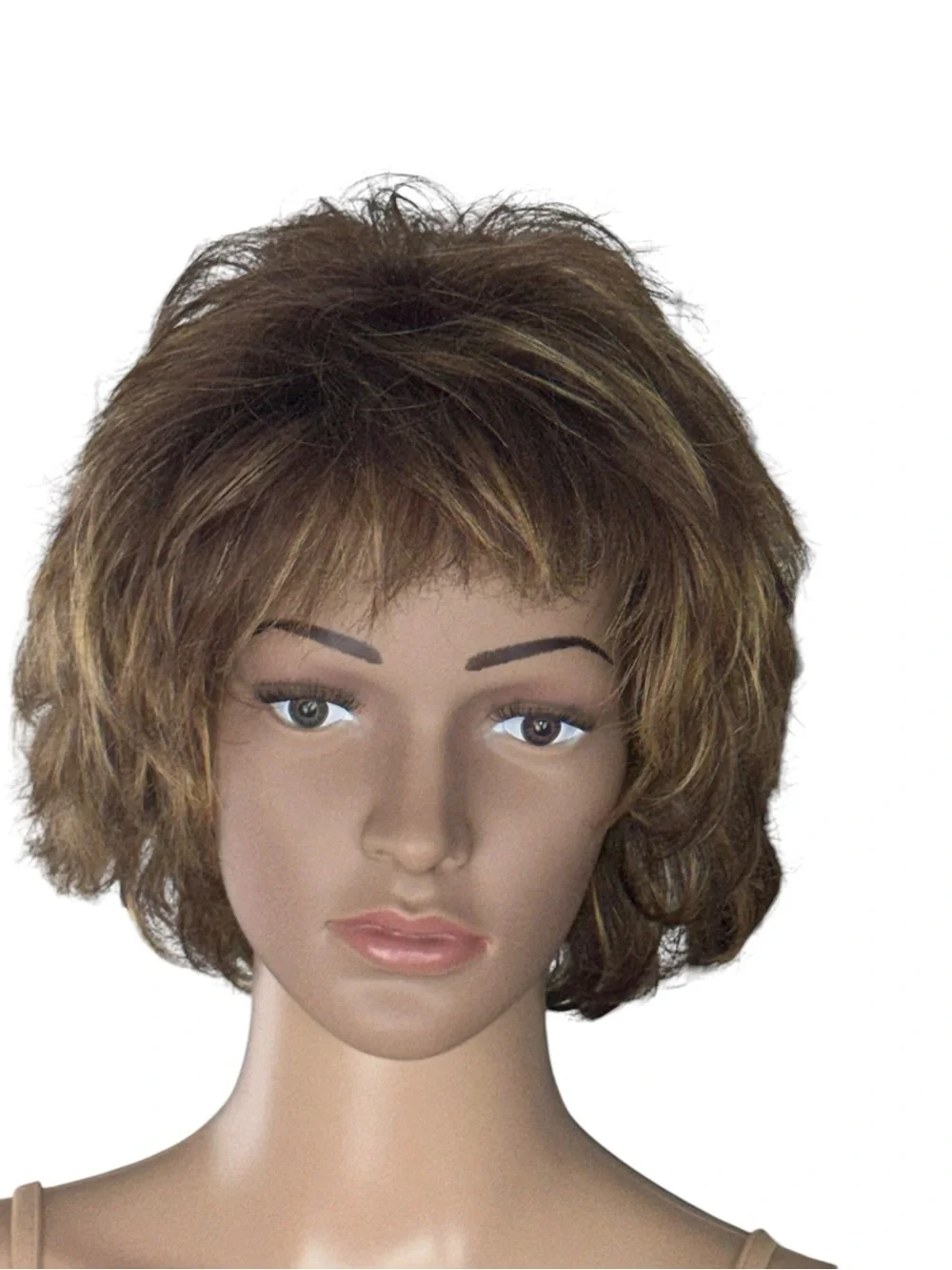 Estetica Designs Classique Wig Caramel Kiss Short Layered Shag Halloween Costume